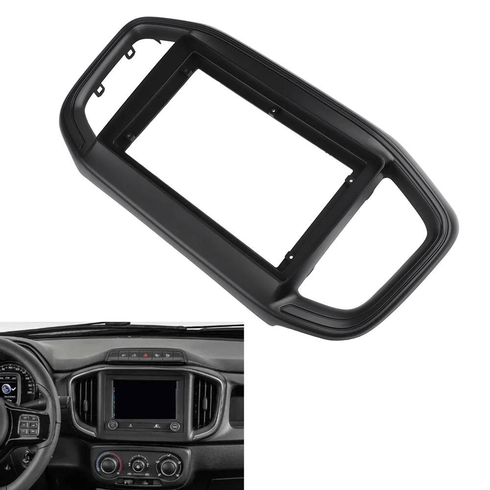 Dash Frame Bezel Trim Panel Designed for 9 Inch Radio Install on For Fiat For 2020 2021 Interior Setup  Dash Frame