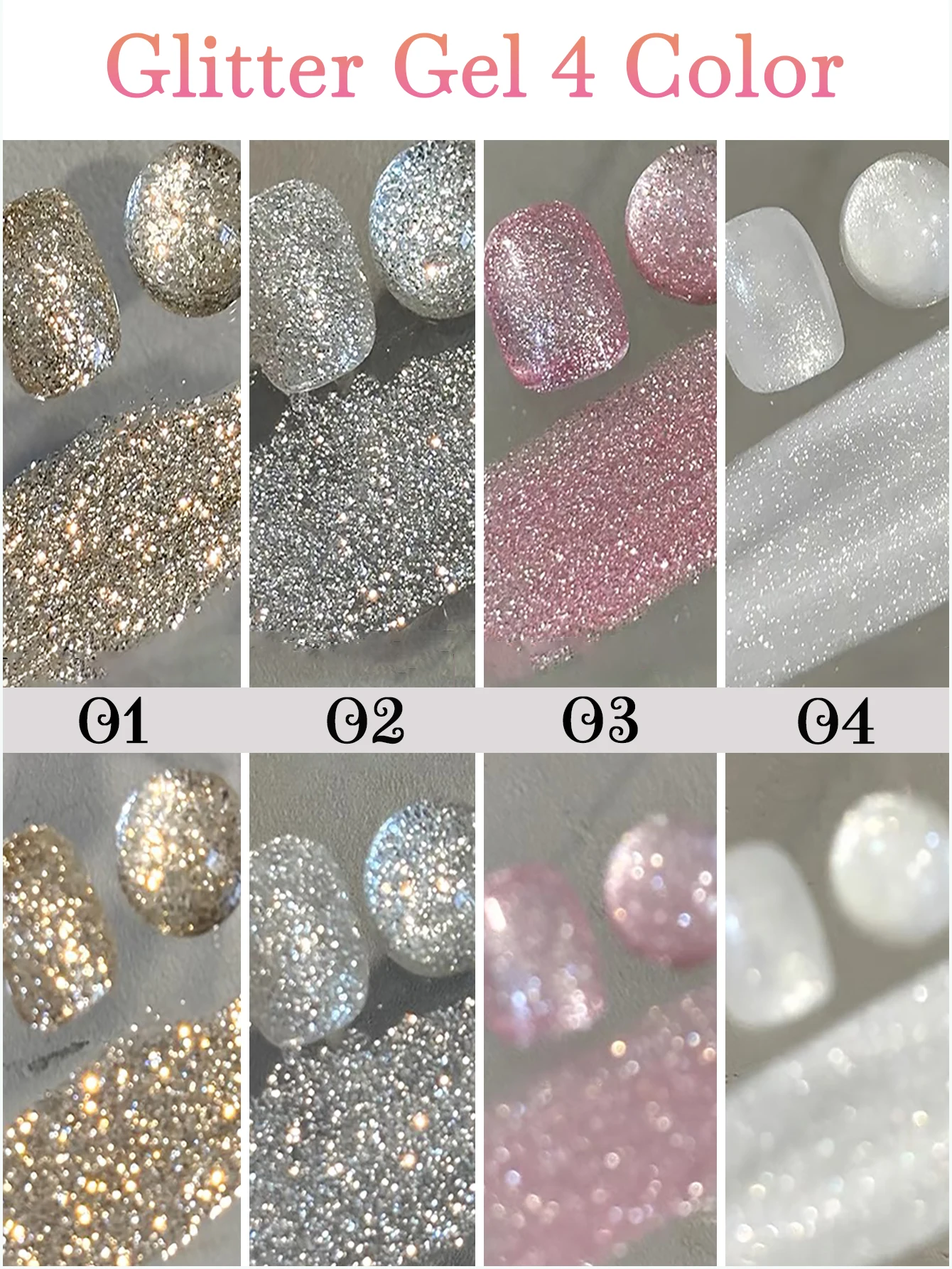 WS-esmalte de uñas en Gel, doble explosión, luz de luna, leche de coco, rosa, blanco, dorado y plateado, red nueva, leche roja, blanco, polvo fino brillante