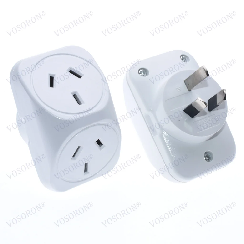 Australia Wall Socket Extension Outlet Spread 1 to 2 Way AU Standard Socket Power Wall Strip high Watt China New Zealand Adapter