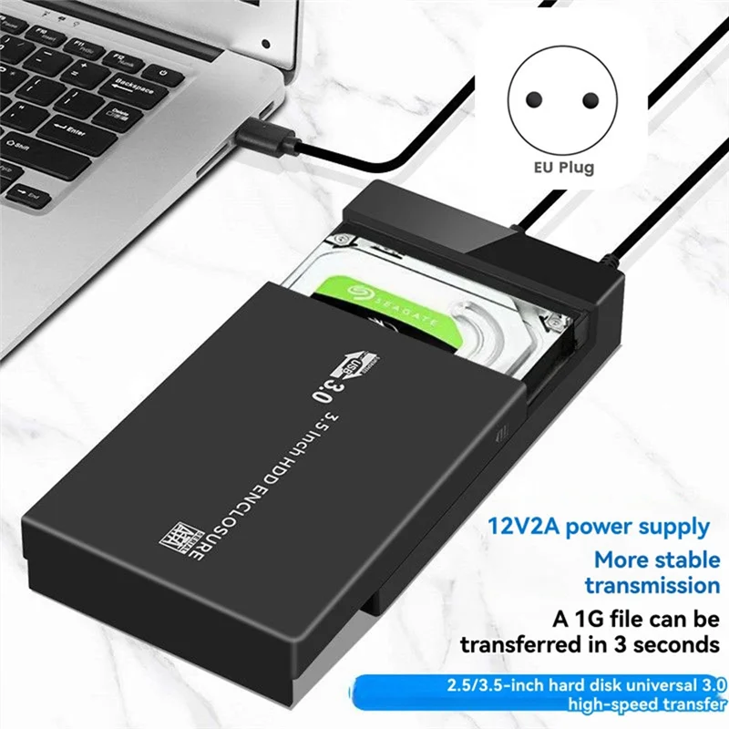 3.5 2.5 Inch Universal HDD Case SATA To USB 3.0 Adapter 5Gbps External Hard Disk Enclosure Storage Drive Case