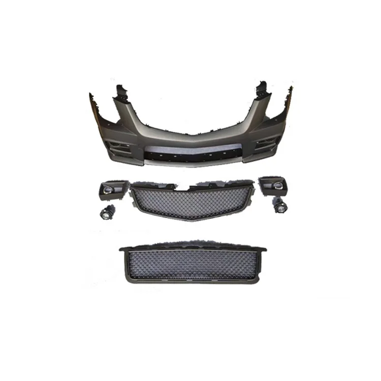 

High Quality CTS 2008-2012 Front Bumper Front Grille Fog Lamps Modifications Upgrades V Edition Body Kits for Cadillac