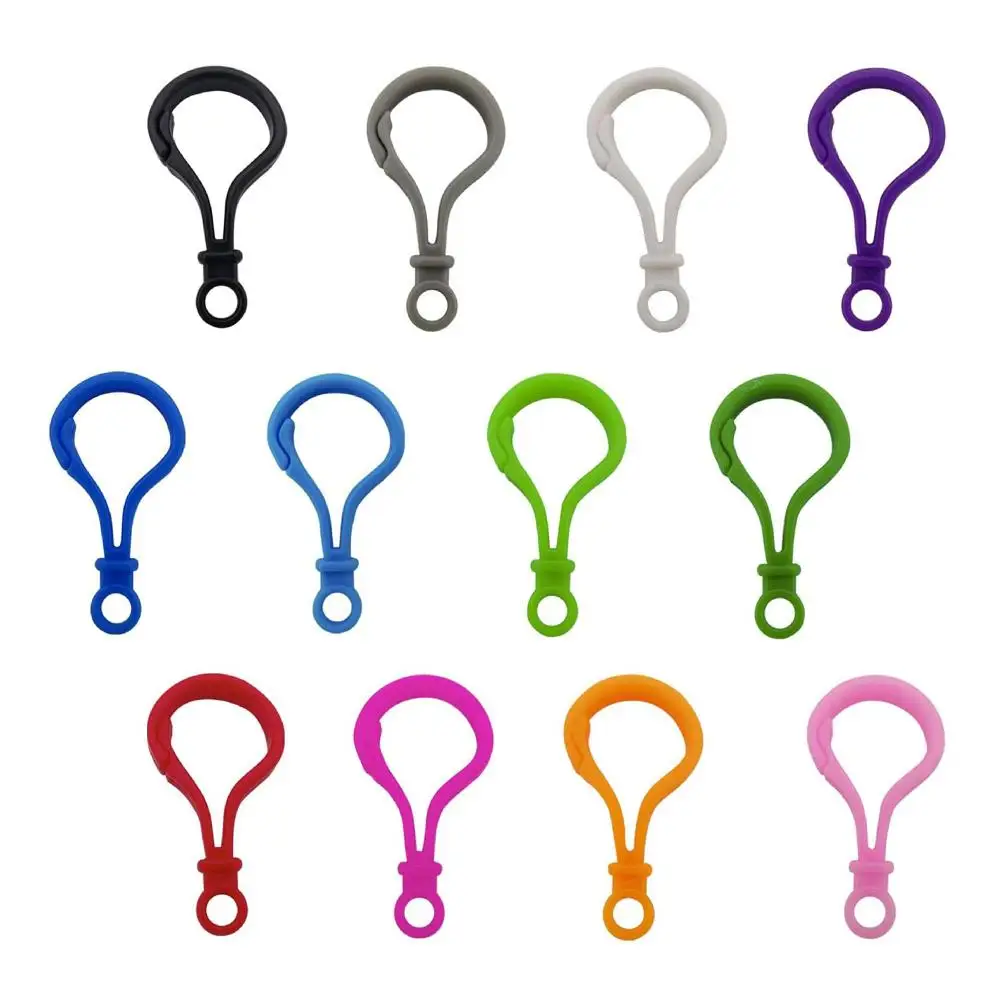 

200 Pcs Acrylic Lobster Claw Clasps Lightweight Durable Jewelry DIY Bracelet Necklace Connector Hooks Lanyard Clips