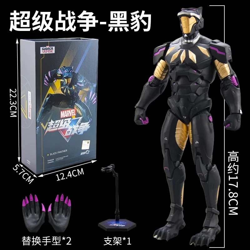 Originele ZD Toy Super War-serie: Deadpool, Thor, Wolverine, Star Loro, Rocket Raccoon – verzameling actiefiguren voor volwassenen.