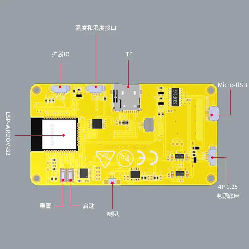 Imagem -05 - Placa de Desenvolvimento Esp32 Arduino Lvgl 2.8 240x320 Smart Display Screen Lcd Módulo Tft com Toque Esp322432s028