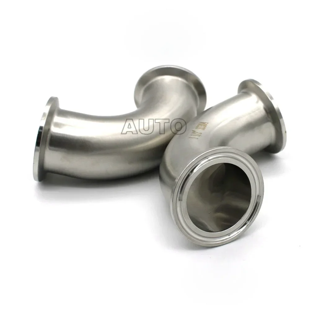 Stainless Steel 304 90 Degree Quick Fitting Elbow Clamp TC Type Chuck Elbow Right Angle Joint