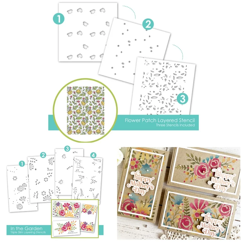 Ellipse and Hexagon 2025 New Stencil Scrapbook Diary Decoration Embossing Template DIY Greeting Card Handmade Birthday Hat