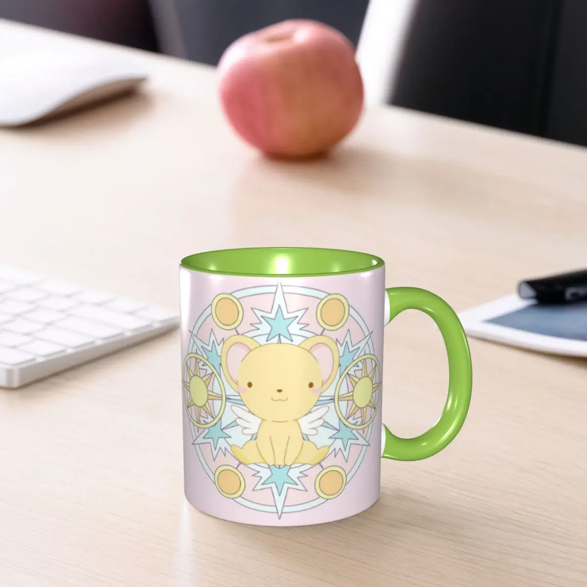 Kero Sakura Card Captor Kawaii Mug Funny Ceramic Coffee Cups Tea Mugs Milk Cup Drinkware Gift for Woman Man