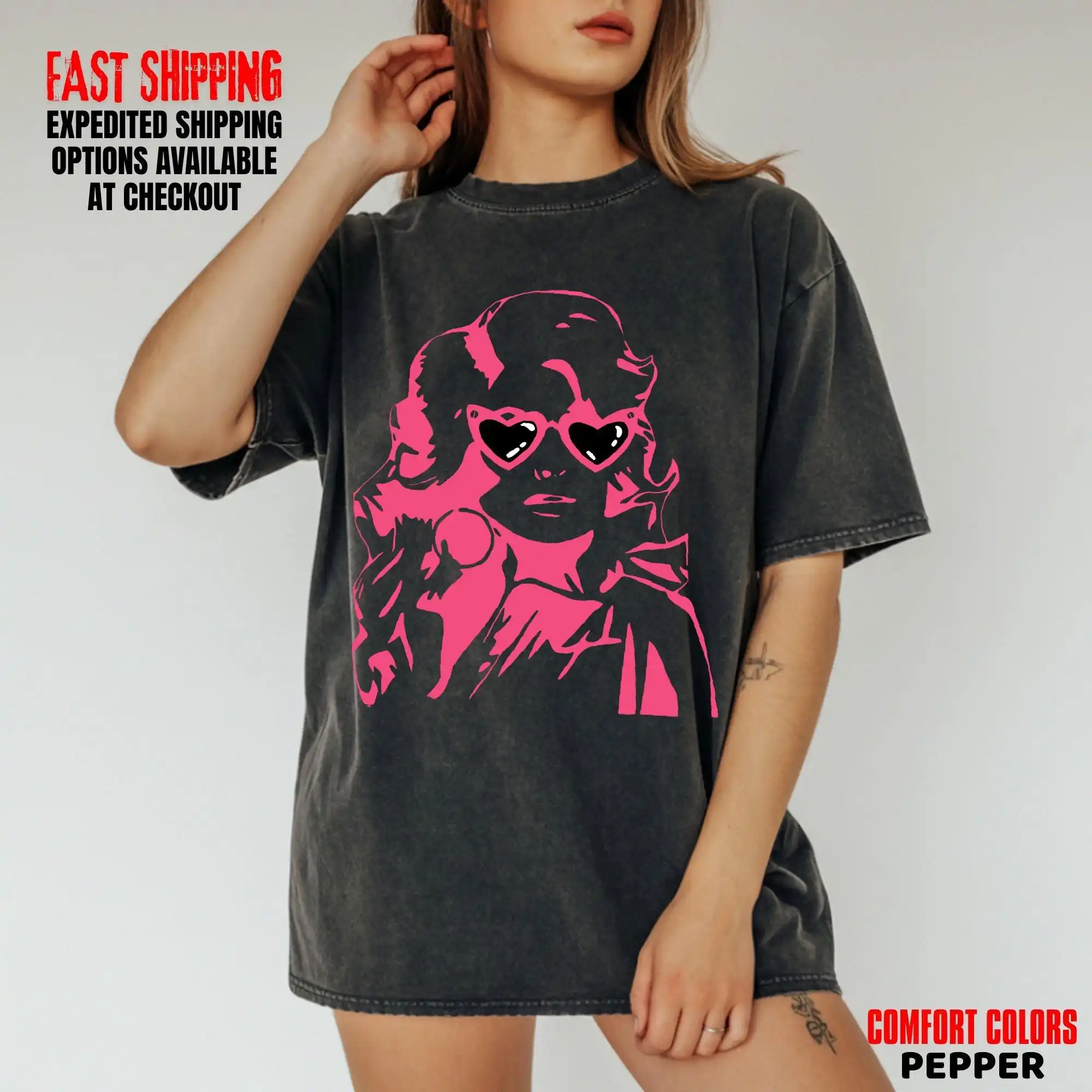 Dolly Parton Pink Graphic Shirt, Country Music Concert Tee Shirt