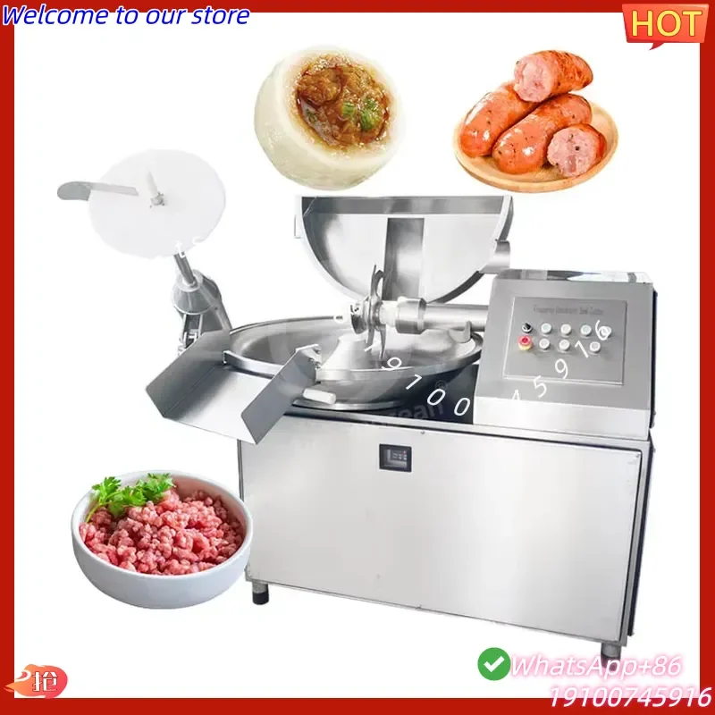 2026Hot OCEAN Electric Germany Technology 100l 200l 300kg Bowl Chopper Mince Fish Meat Bowl Cutter Emulsifier Machine