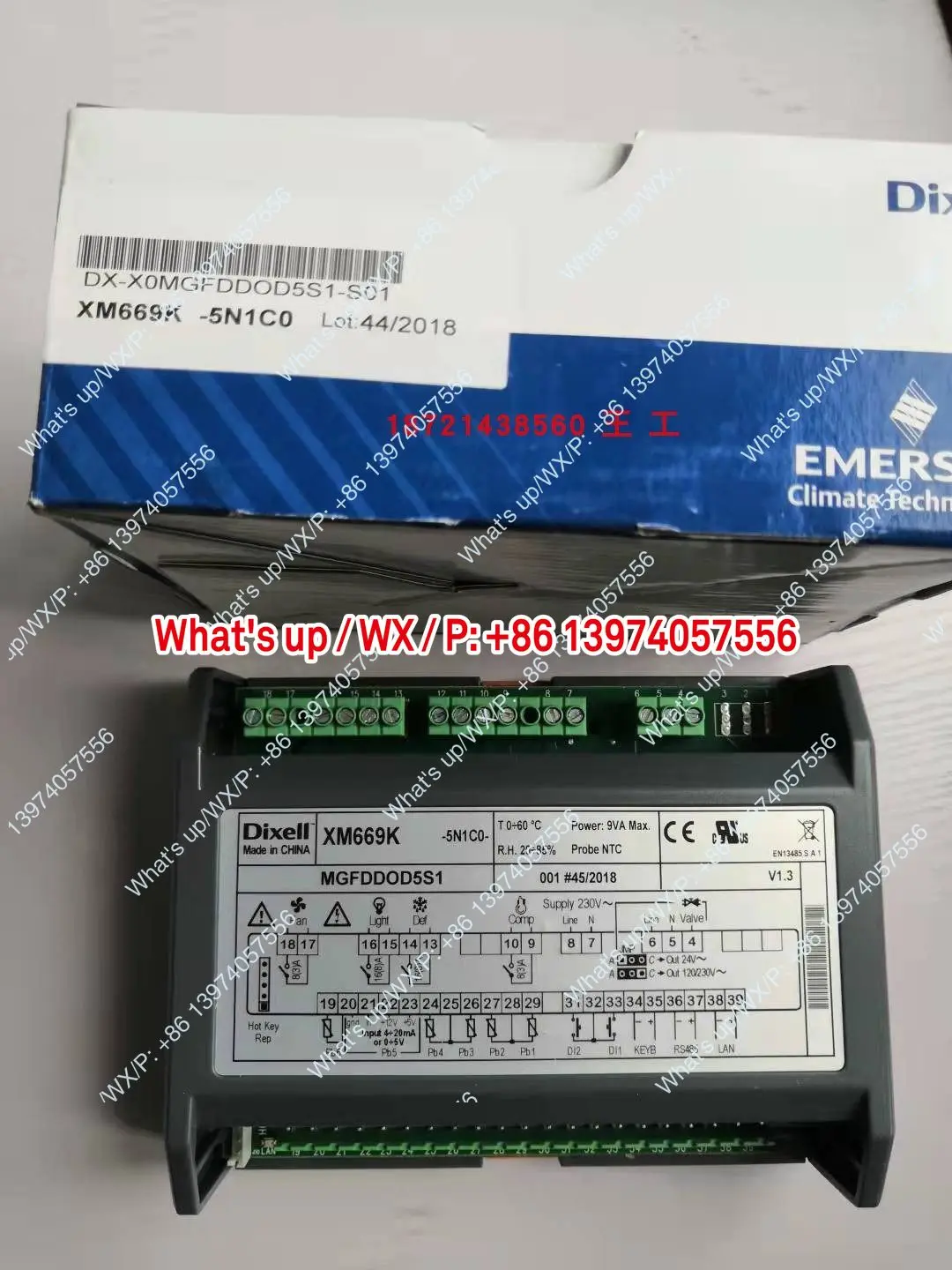 

Термостат для супермаркета Pixie XM669K-5N1C0, ручной контроллер CX660-000N0