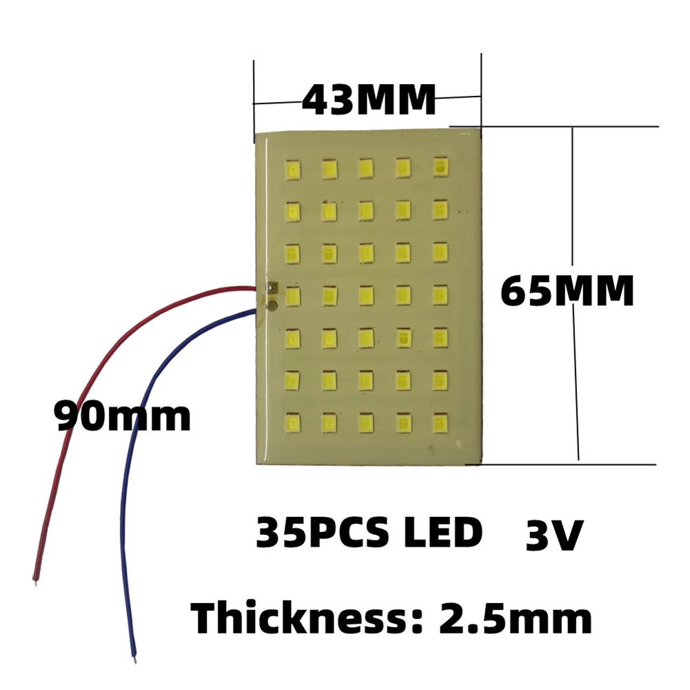 5 واط لوحة ضوء مجلس 2835 SMD 35 مصباح ليد لوحة دوائر كهربائية 3.2 فولت/3.7 فولت الجدار ضوء مجلس للمصباح التعريفي المعدات الكهربائية