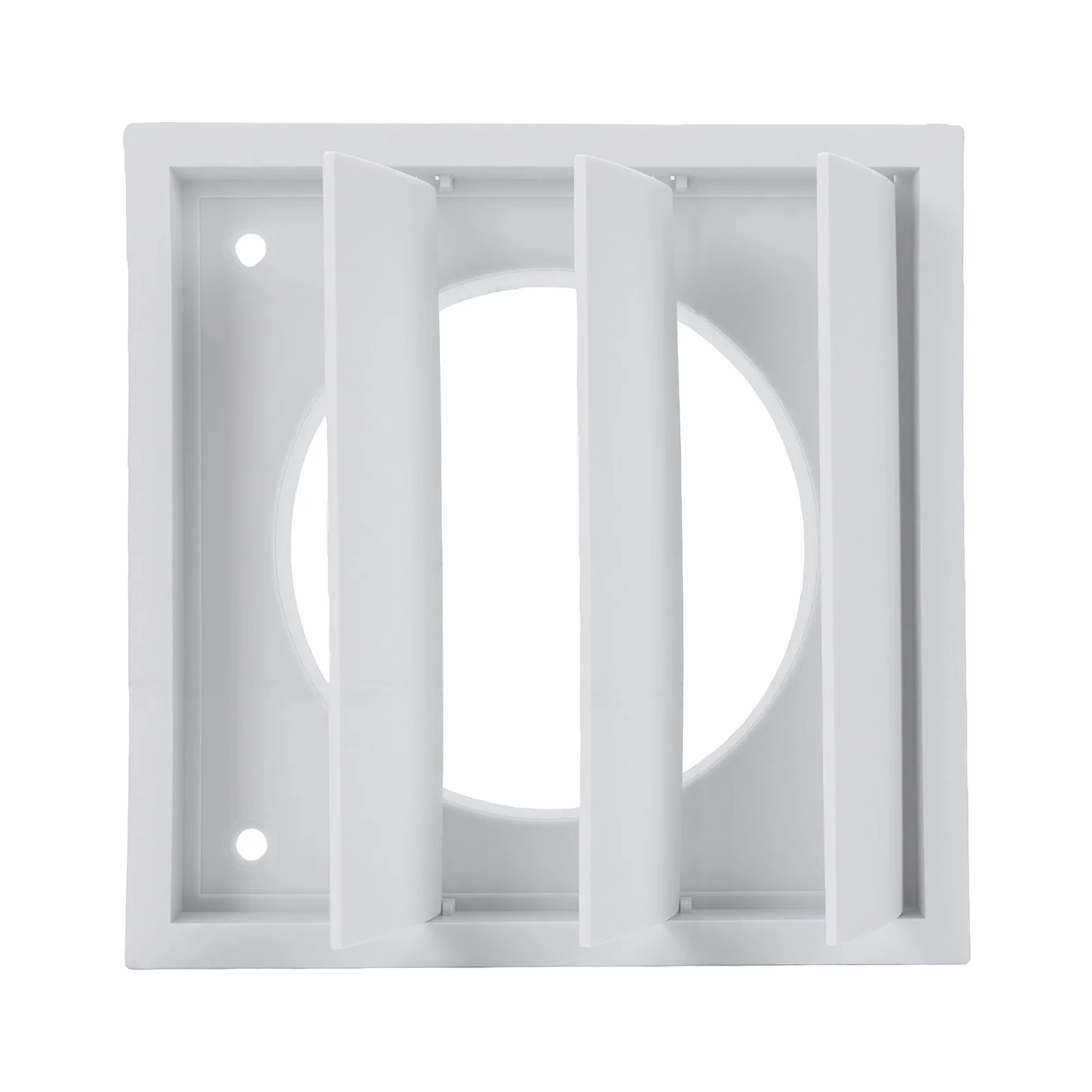 External Gravity Vent Cover Wall Mounted Self-Closing Louver Vent Grille Blocks Birds Unwanted Small Animals for Extractor Fans