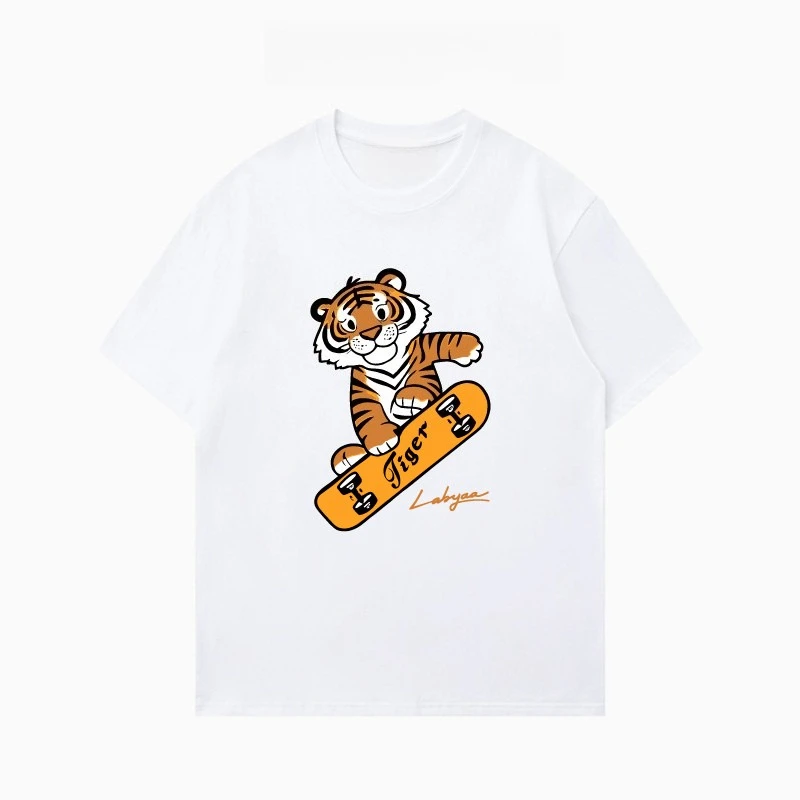 2026 limited edition horse-year T-shirt, trendy round-neck style, casual short-sleeved top for both men and women