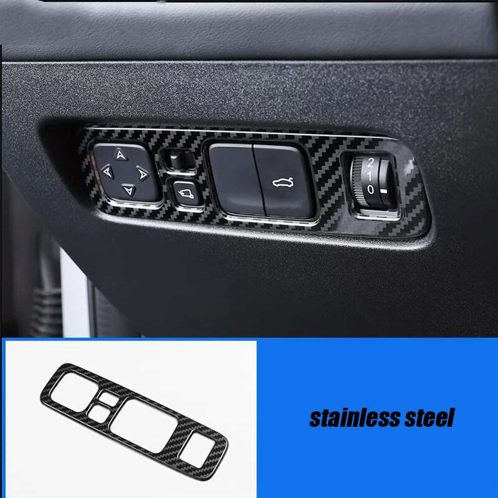 For Changan UNI-V UNIV 2022 2023 Stainless /ABS Car Headlamps Adjustment Switch Decoration Panel Cover Trim Car Accessories