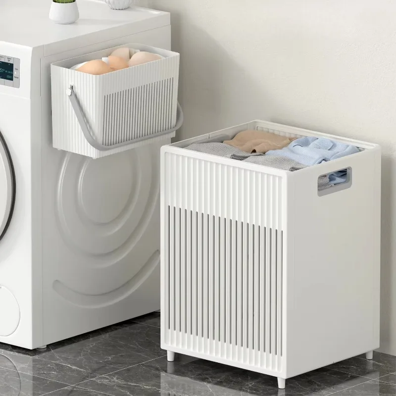 

Stylish Foldable Laundry Basket, Household Dirty Clothes Organizer Bin, Decorative Toy Storage Hamper, Bedroom Storage Basket