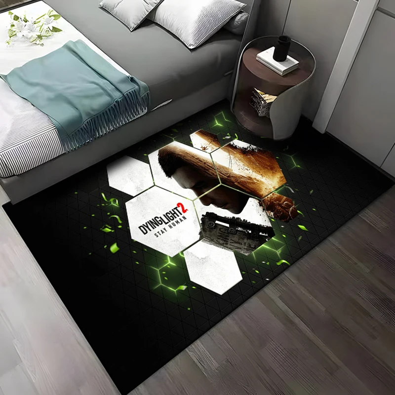 

15 Sizes Game Dying-Light Pattern Rug Carpet for Living Room Bathroom Mat Creative Doormat Carpet for Bedroom Home Decor Cool