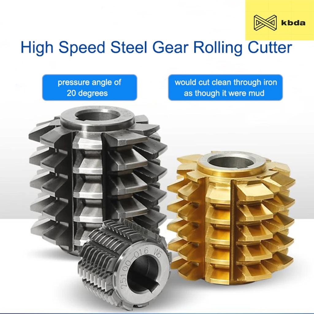 

KBDA 1PCS 20 Degree Gear Hob M0.5 M0.6 M0.8 M1.0 M1.25 M1.5 M2.0 M2.5 M3.0 M4.0 High Speed Steel Gear Hob Cutting Tool