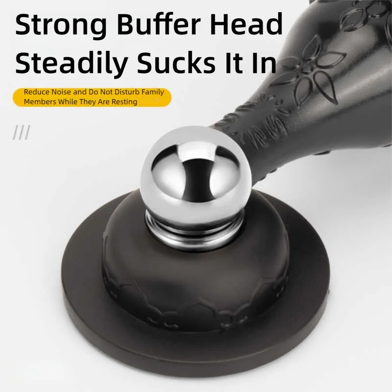 Magnetyczny ogranicznik do drzwi, bez wiercenia, stoper do drzwi, uchwyt do drzwi, silikonowy ogranicznik z przyssawką, antykolizyjny, wiatroodporny, wyposażenie domowe.