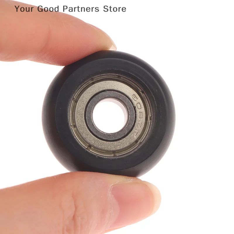 1 peça roda de plástico 8*32*12mm 608zz pacote plástico envoltório de náilon linha pom polia de rolamento de corda de fio