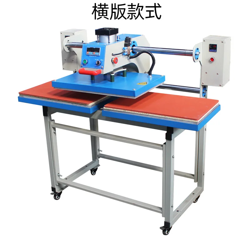 3D Embossing Machine, Leather Fabric Heat Press, Pneumatic Hot Stamping, T-Shirt Printing, 12x15 Inch, DIY Craft Tool