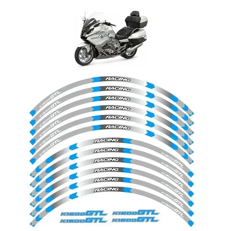 

For BMW K1600GTL K1600GT Motorcycle Motor Parts Contour Wheel Decoration Decal Sticker - F