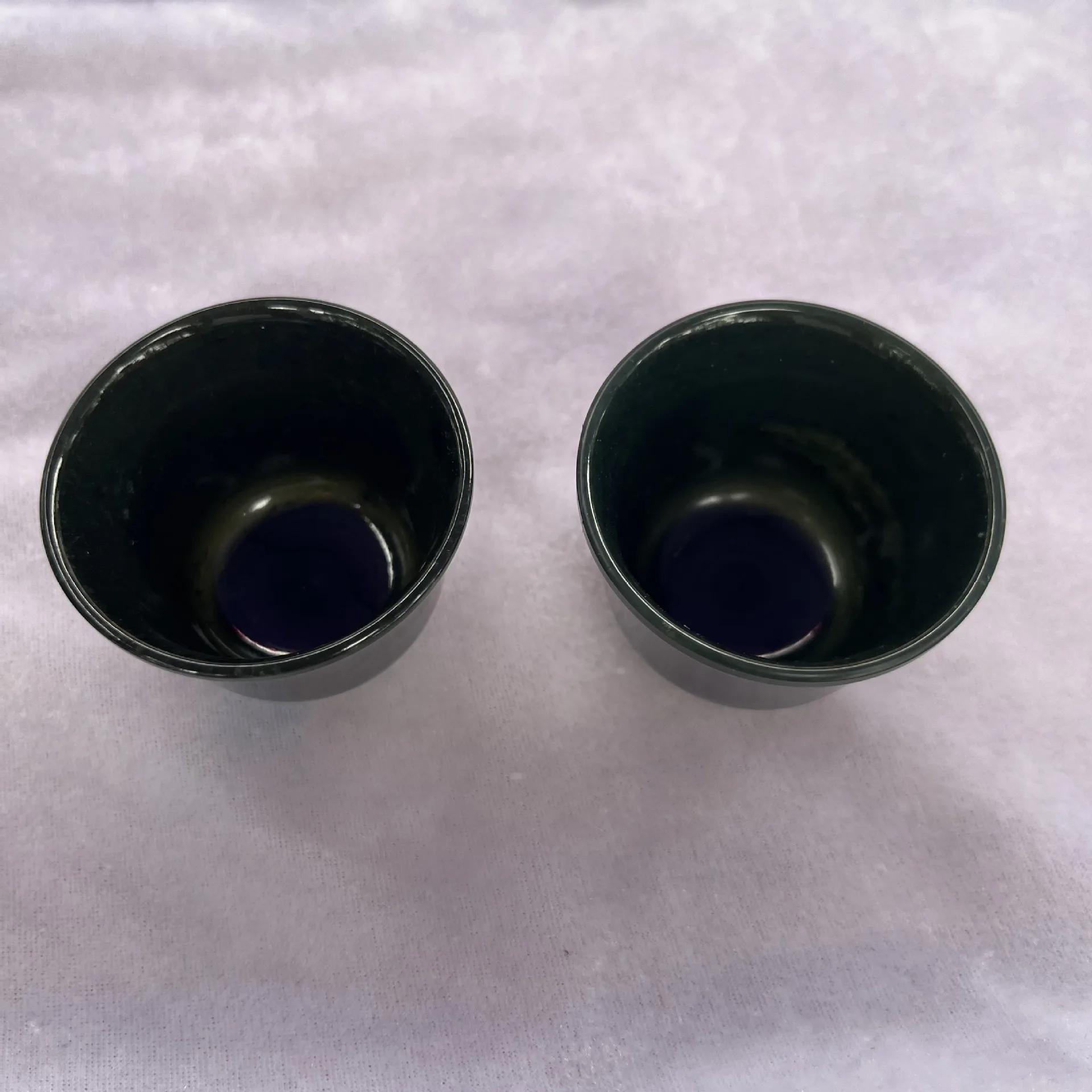 Genuine China Nephrite Jade Stone Teacup Master Cup Chinese Hetian Jade Health Cup Green Stones Kung Fu Teaset