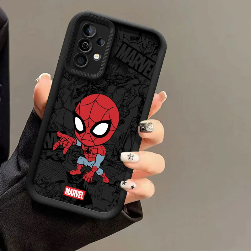Picture 7: Marvel Spiderman Gwen Case For Samsung Galaxy A57 A56 5G A37 A36 A17 A07 A26 A16 A06 A55 A52 A14 A73 A34 Ironman Silicone Cover