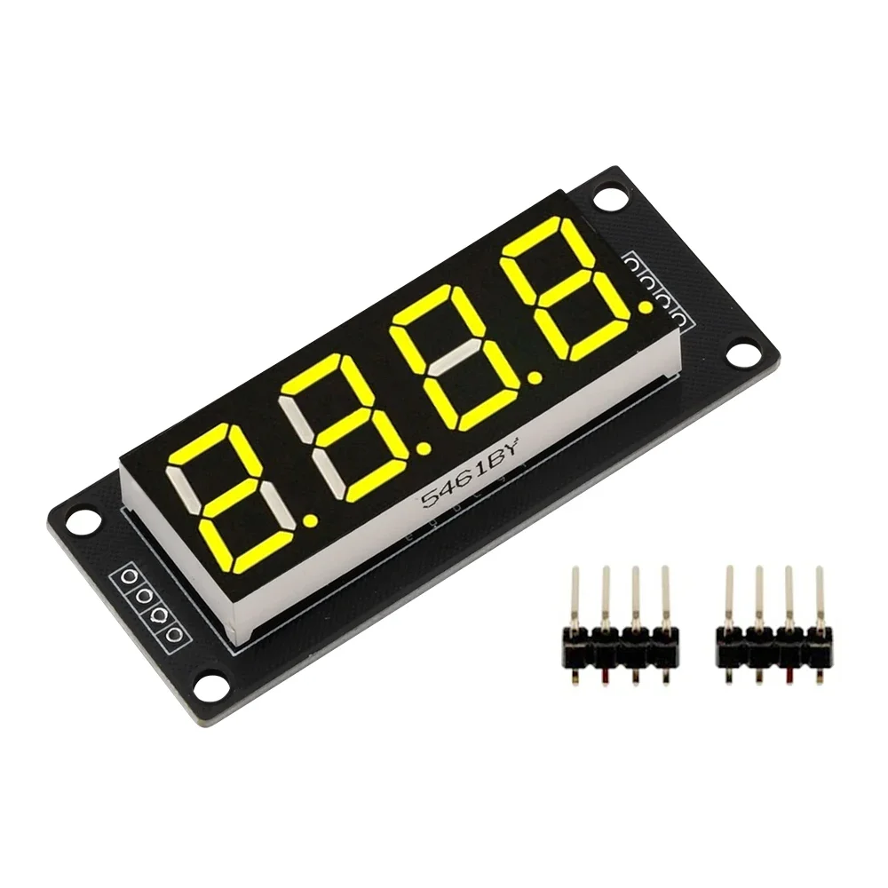 0.56 Inch Tm1637 Led Display Module 4 Cijferige Led Indicator Voor Arduino Diy Rood Groen Blauw Geel Wit Met Klokmodule
