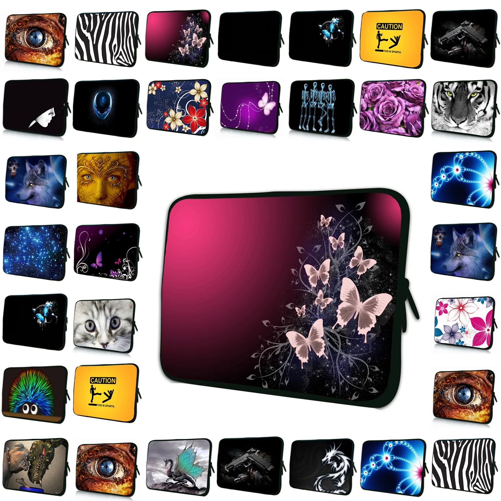 Mini PC Case Neoprene 7 8 10 12 13 14 15 16 17 Inch Laptop Sleeve Bag Cases Funda For Macbook Neo 13 Bag Lenovo HP Teclast T65
