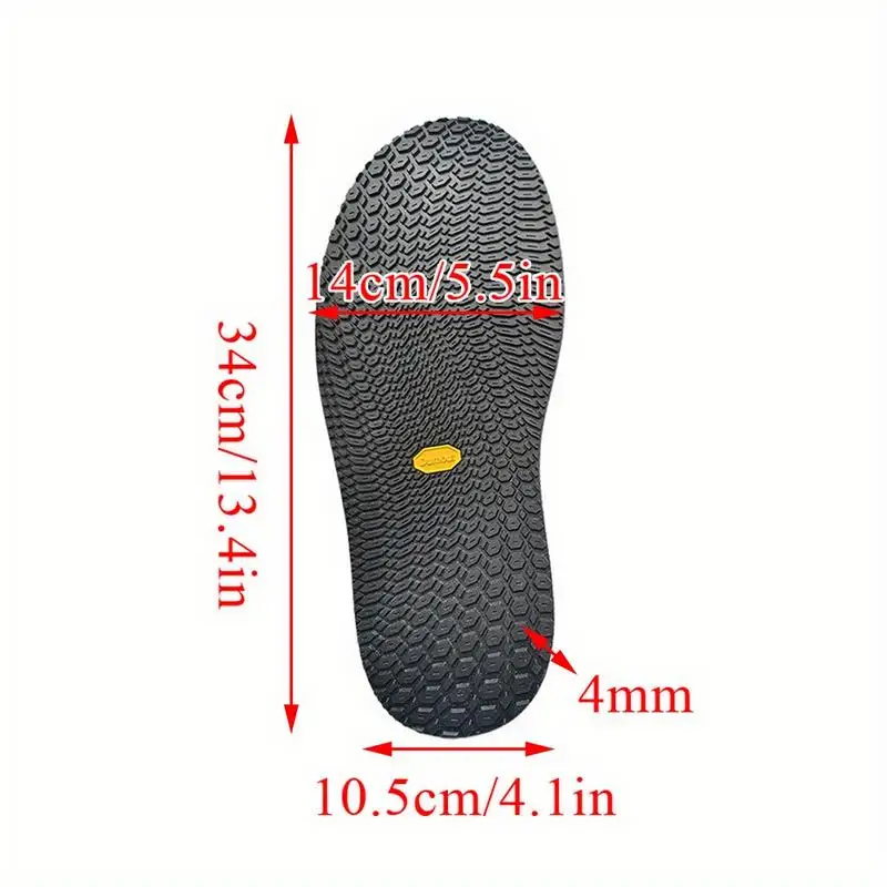 1 Pair Rubber Shoe Soles Outsoles Insoles Anti Slip Foot Pads Full Sole Protector Sneaker Repair Worker Shoes Sticker DIY Pad