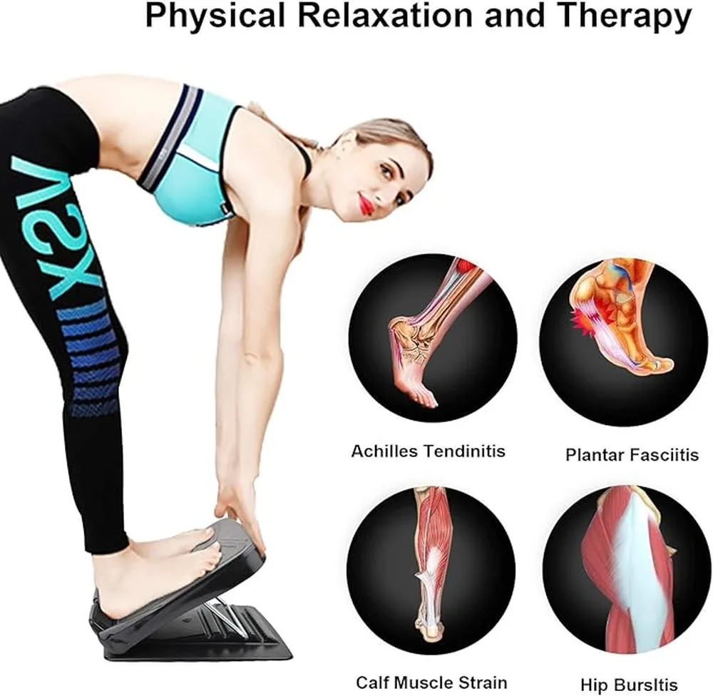 Muscle Relaxer Leg Stretcher Board Folding Slant Board Prevents Leg Fatigue Lightweight Portable