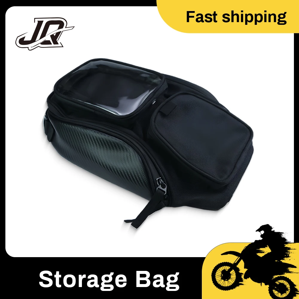 Motorcycle Tank Bag Waterproof Wear-Resistant Universal Motorbike Storage Backpack With Touch Screen Phone Pocket For Ridin