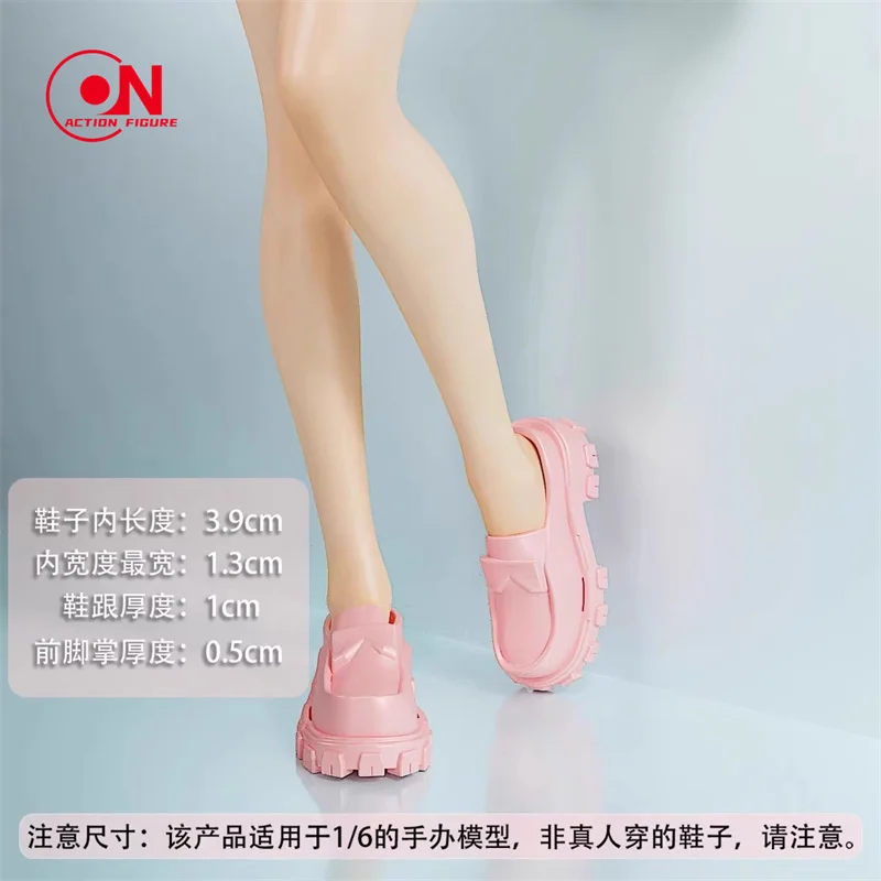 1/6 مقياس الإناث الصلبة ومختلط الألوان حذاء بدون كعب جوفاء الأحذية البلاستيكية نموذج صالح 12 ''أنثى الجندي عمل الشكل الجسم #5