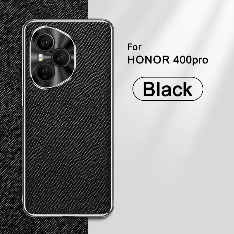 

For Honor 400 Pro 400 Global version Case Luxury Hard PU Leather Skin Protective Back Cover Case For Honor 400 400 Pro Shell