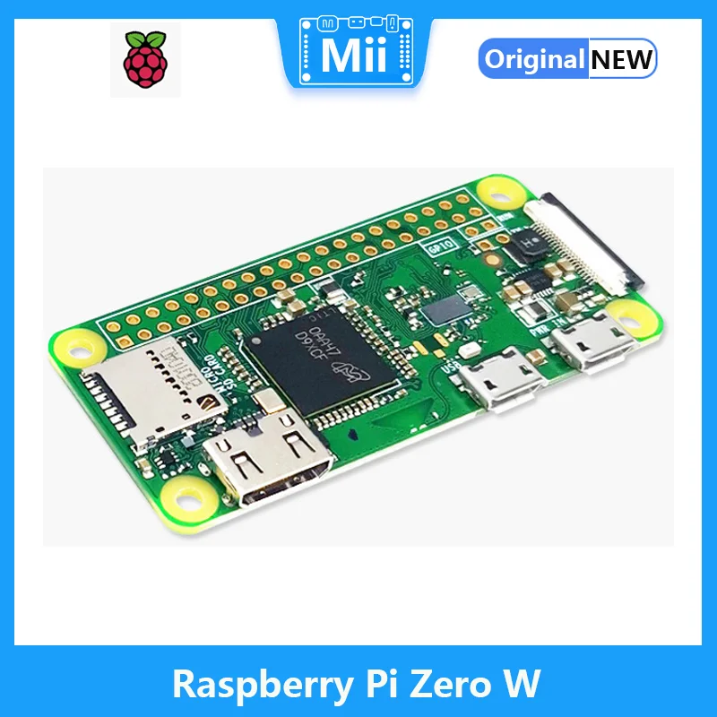 Raspberry Pi Zero/ W/ 2W/ WH беспроводная Wi-Fi Bluetooth компьютерная плата с процессором 1 ГГц 512 Мб ОЗУ Гибкий цифровой интерфейс