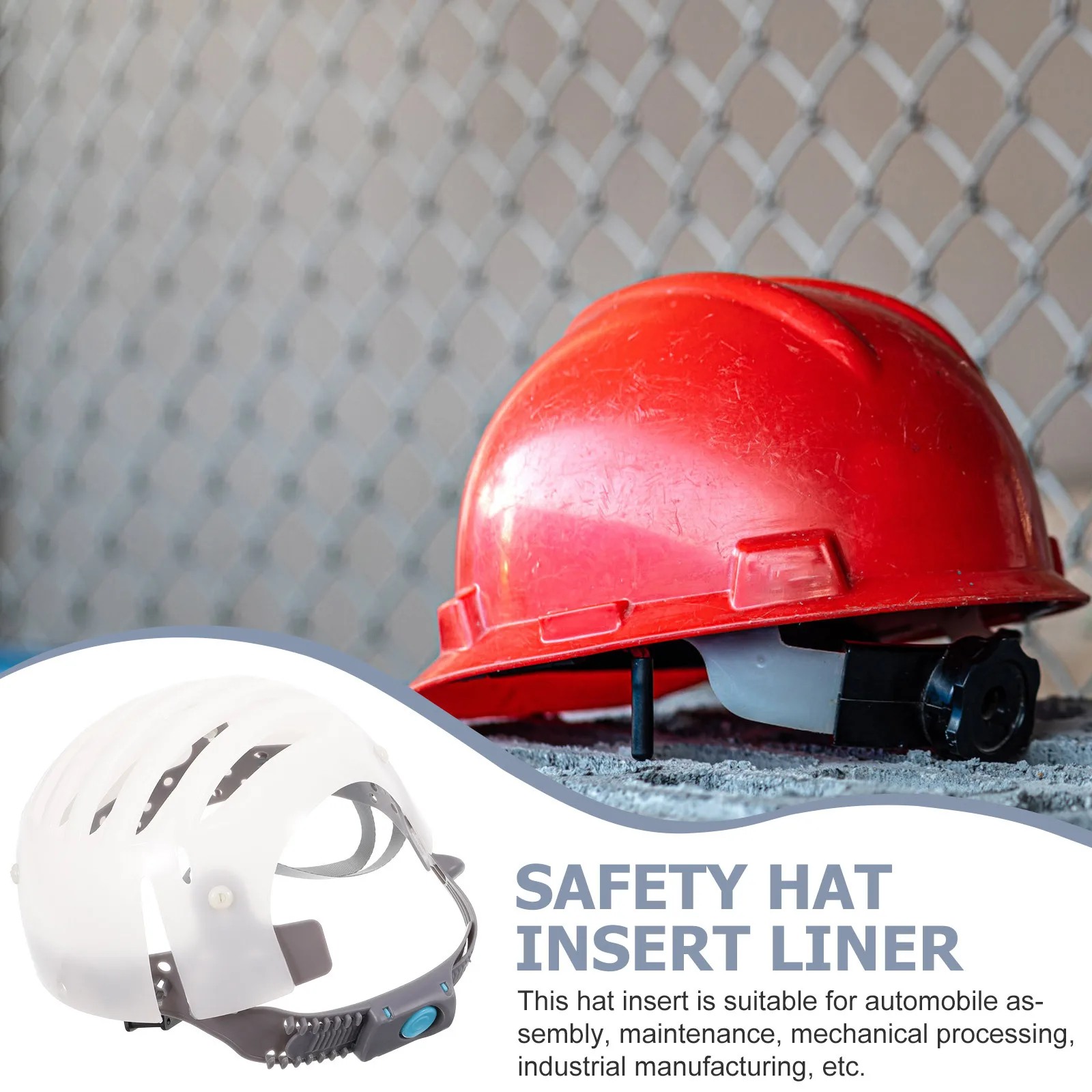 

Universal Bump Cap Insert Safety Liner Breathable Shockproof Work Cap Protector For Workshop Industrial Use Safety Bump