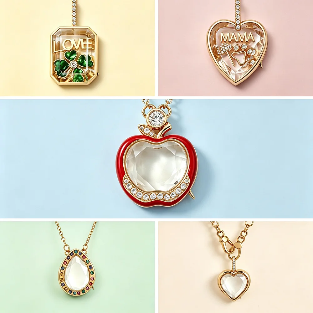 Open Pendant Necklace for Women Girls Simple Fashion DIY Accessory Necklace FashionTrendy Cute Chain Necklace Jewelry Gifts