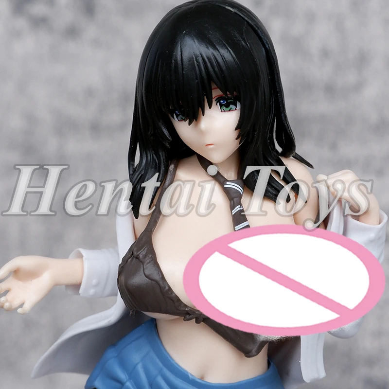 26CM Anime Daiki Kougyou Sex Symbols Kuromine Aya 1/6 Nure JK Sexy Girl PVC Action Figures Hentai Collection Model Toys Gift images - 6