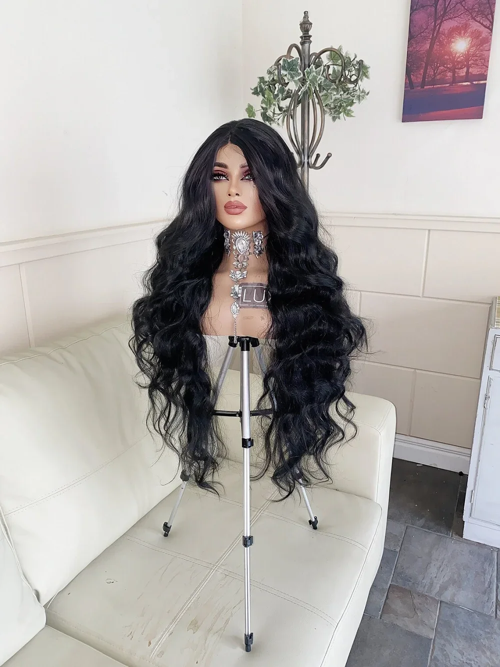 Soft Natural Black Glueless 26Inch 5x5 Silk Base Wave Jewish Human Hair With Baby Hair HD Lace European Hair Preplucked  Daily