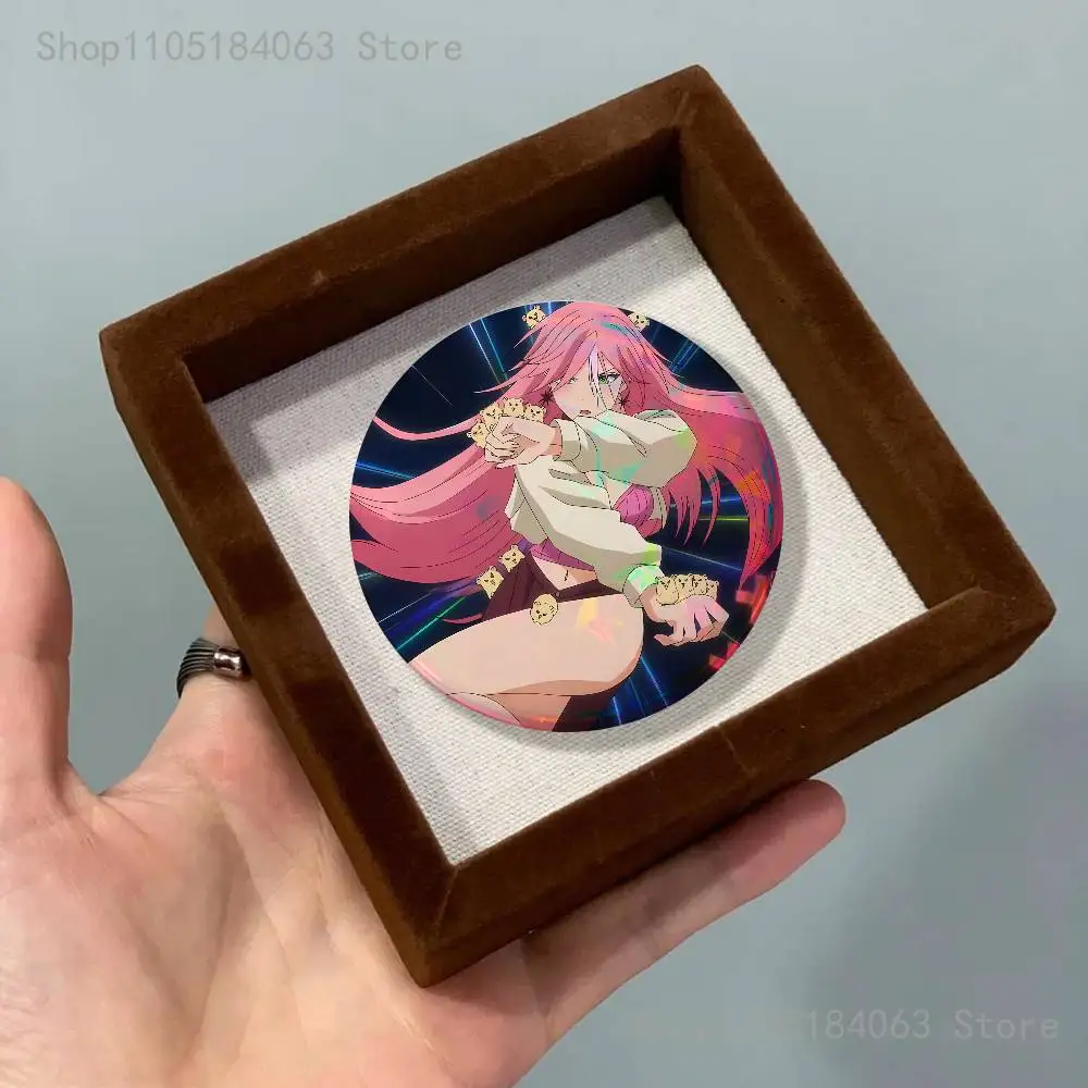 Arashiyama K-Kimie Badges Button Round Creative Pin Brooch Badge Bag Decor Fans Collect Friends Gifts
