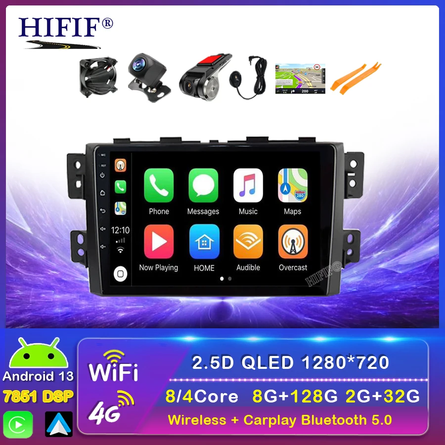 

9" Android 13 for KIA Borrego Mohave 2008-2012 RDS Car Navigation DSP CarPlay Car Radio Multimedia Video Player Auto Stereo GPS