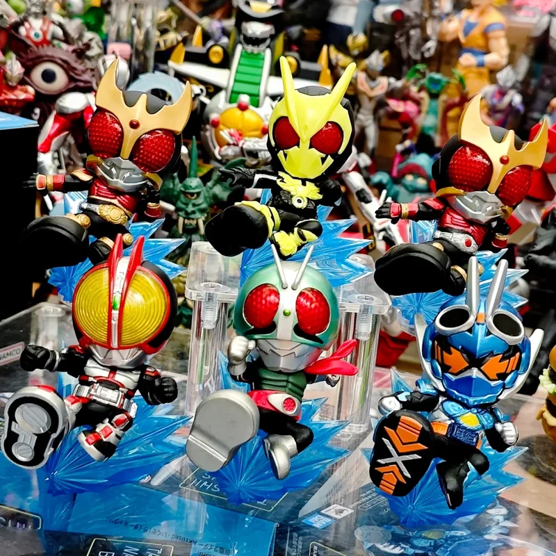 Kamen Rider Bandai Tamashii Box Q Blind Box Model Spot Ornament Figure Toys Anime Action Collection Decorative  Birthday Gift