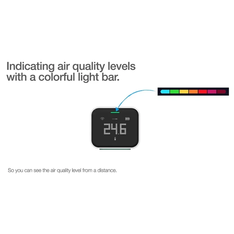 Air  Lite Retina Touch IPS Screen Touch Operation Pm2.5 Mi Home APP Control Air Monitor Work For  Homekit Durable