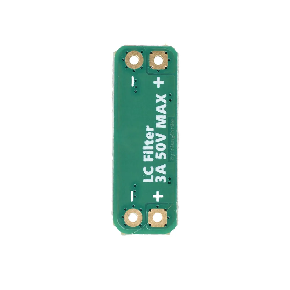 

DC 50V 3A LC Filter Module Built-in Reverse Polarity Protection Reduce the Effect of Radiated Interference for FPV Drone