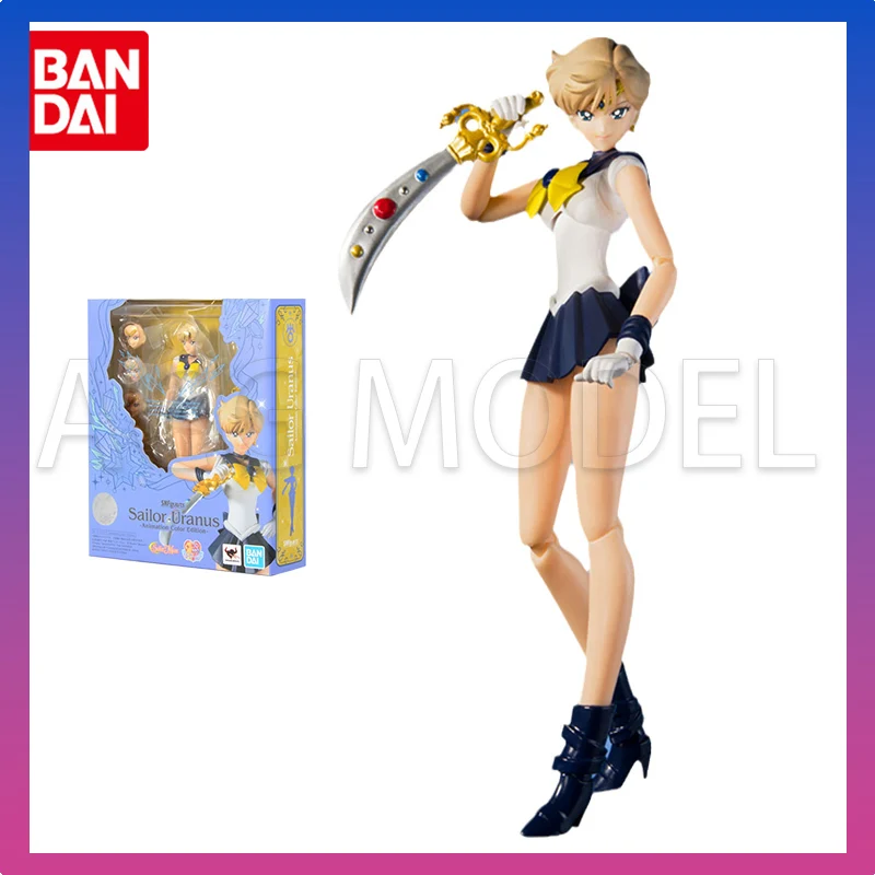 

Bandai Sailor Moon Figure SHF Tenoh Haruka Uranus Animation Color Genuine Action Figure Toy Action Toy Figure Toys
