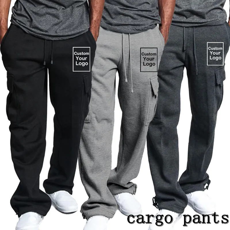 

Men's Casual Sweatpants Soft Sports Pants Jogging Pants Fashion Running Trousers Loose Long Cargo Pants