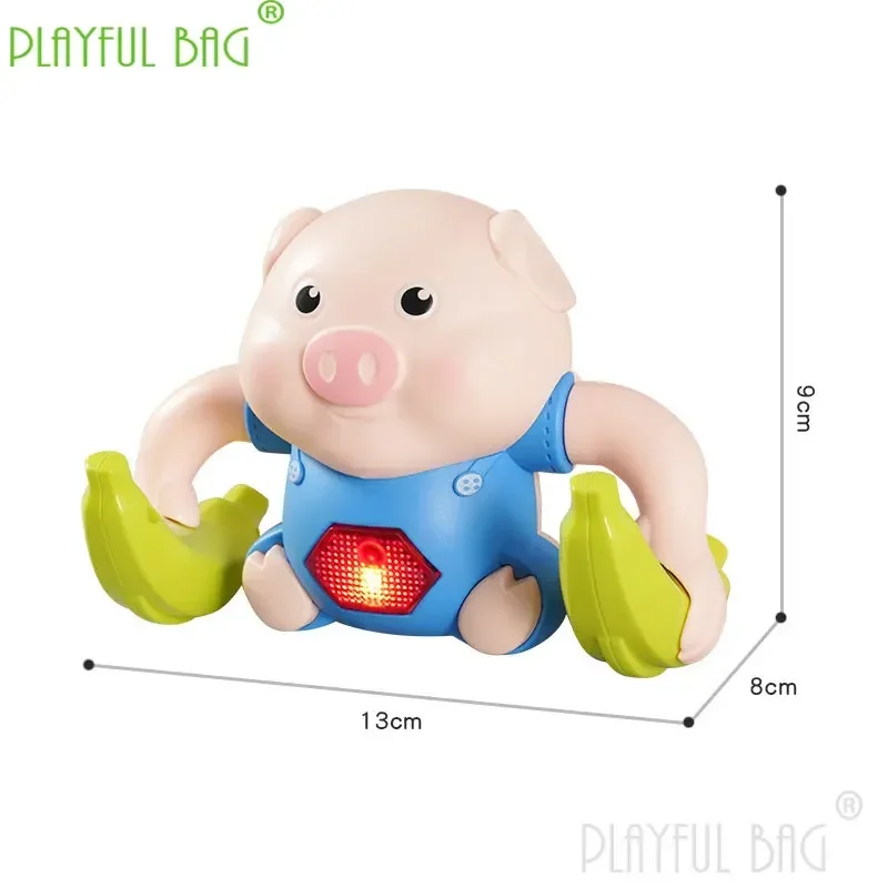 Camión volquete de cerdo eléctrico interactivo, juguete parlante de voz musical para niños, piscinas, actividades acuáticas, hora de baño, diversión, perfecto para niños pequeños