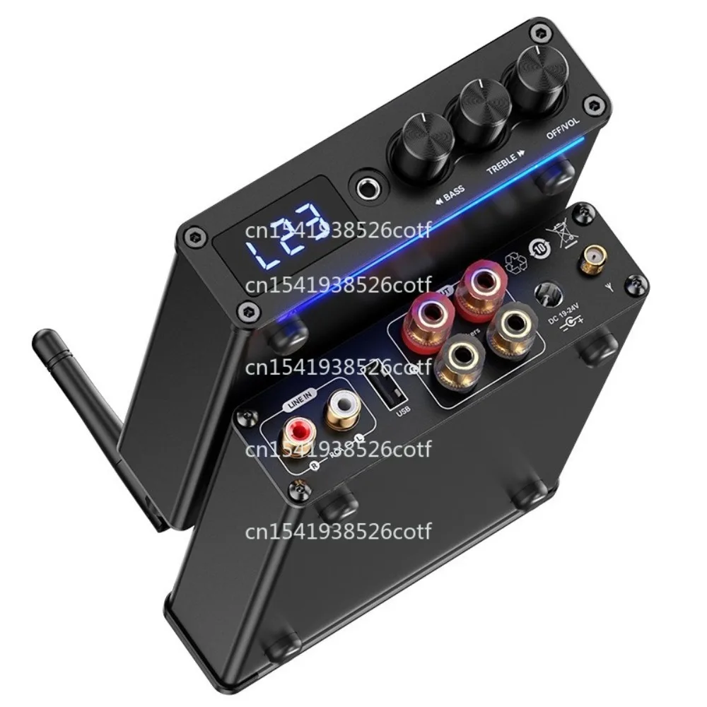 

Cross-Border Hot Sale 5.3 Bluetooth Mini Digital Amplifier Power Amplifier Class D Dual Channel USB Playback Home Use
