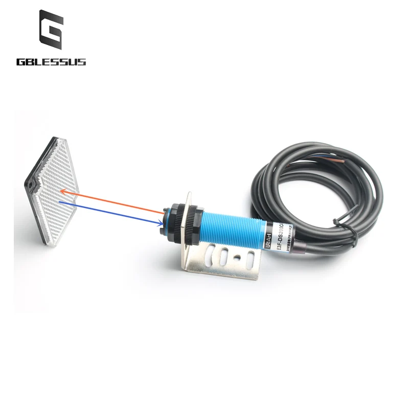 Photoelectric Switch Reflector TD-09 Diagonal Feedback Reflective 40*60MM Reflector Probe Electric Eye Sensor Matching