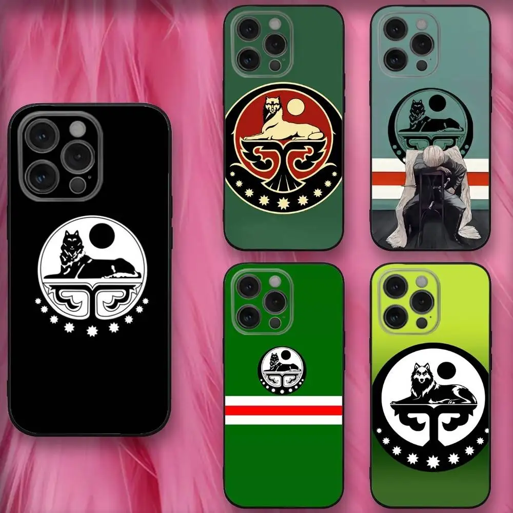 

Chechen Coats Of A-Arms Phone Case For iPhone 16,se4,15,14,13,12,11,Pro,X,XS,Max,XR,Plus,Mini Soft Black Cover